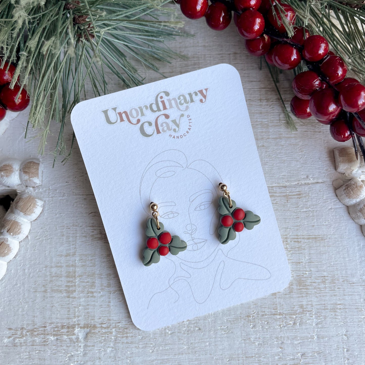 Mistletoe Earrings