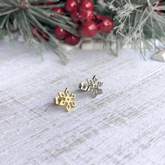 Snowflake Studs