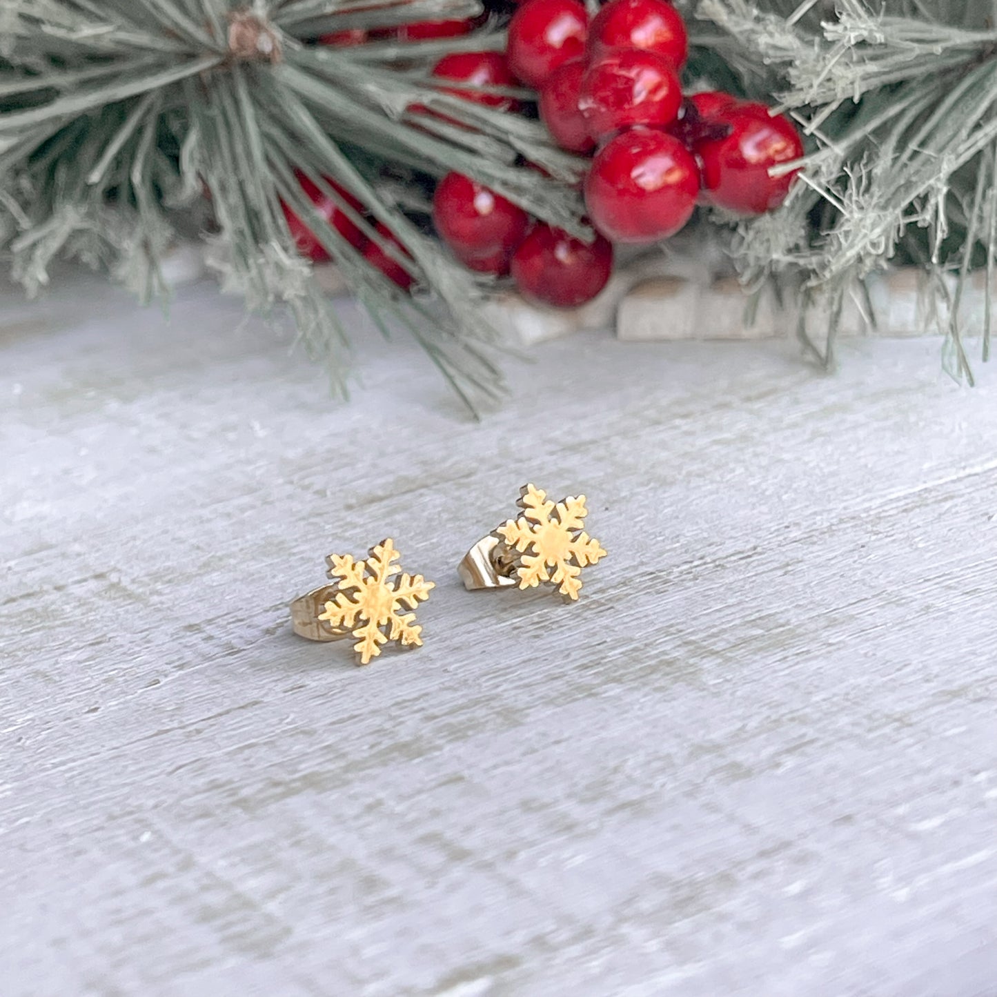 Snowflake Studs