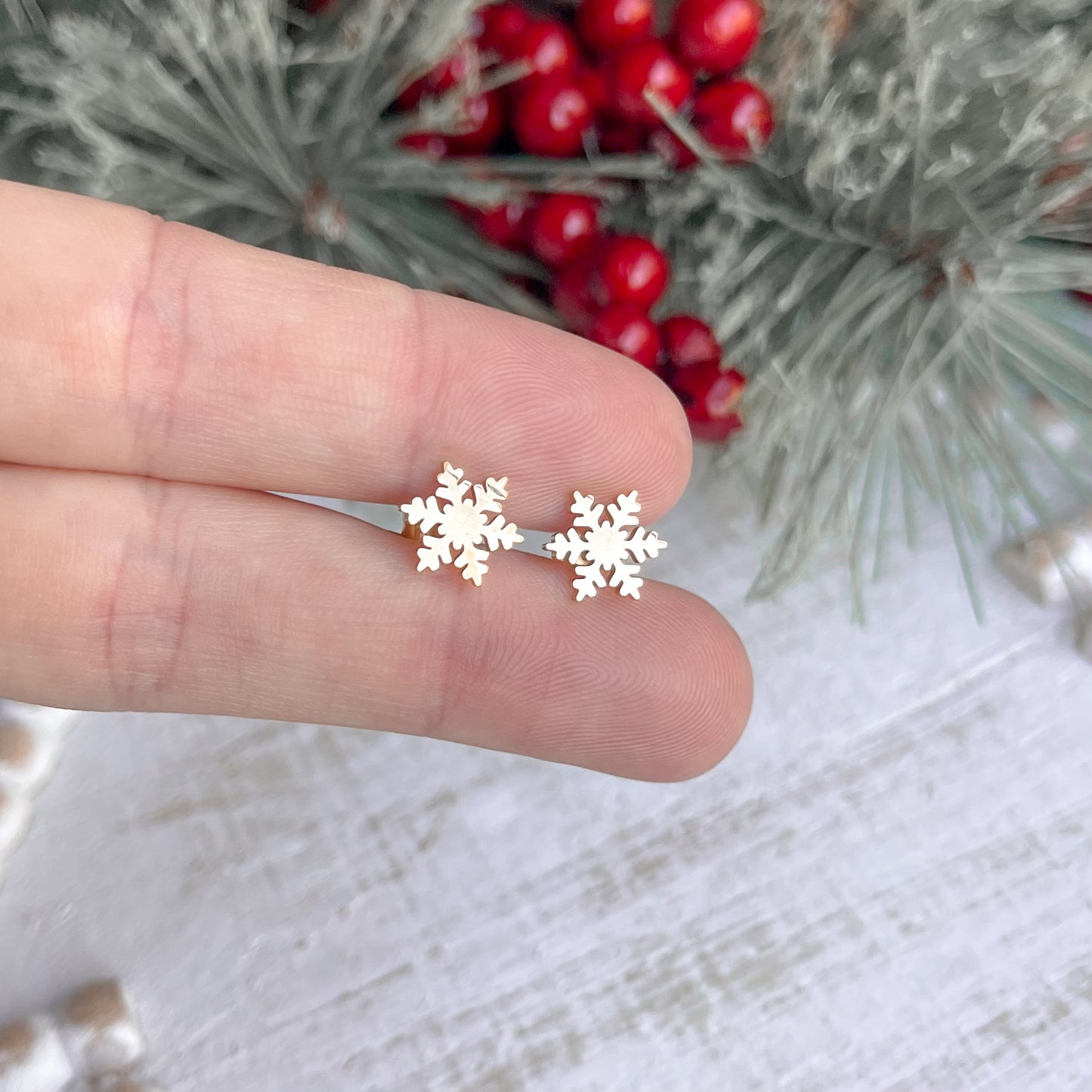 Snowflake Studs